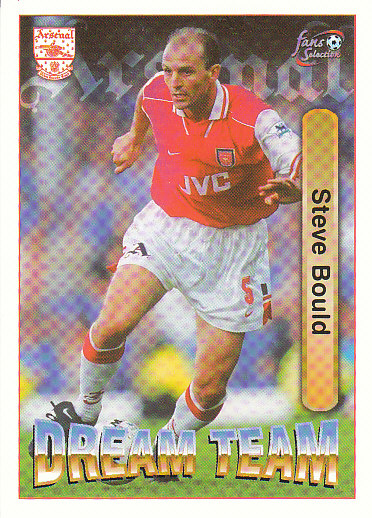Steve Bould Arsenal 1997/98 Futera Fans' Selection #72